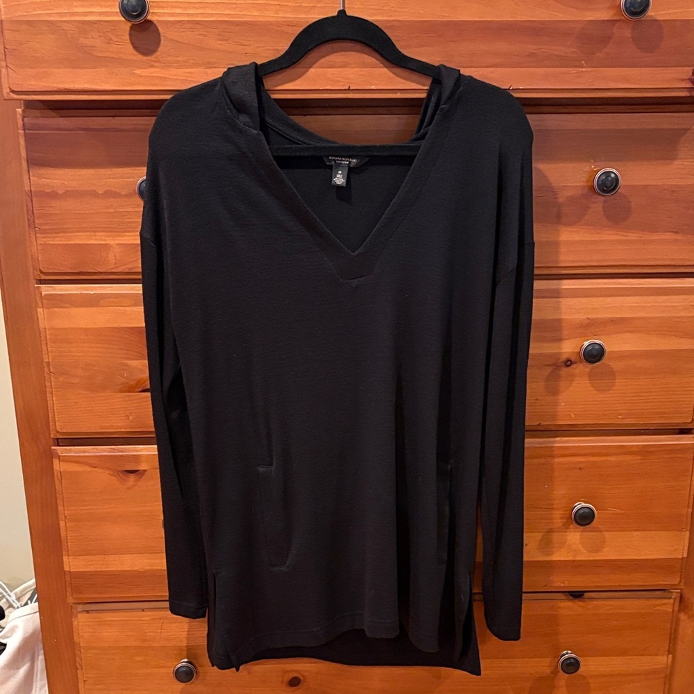 Banana Republic Luxespun Black Sweater